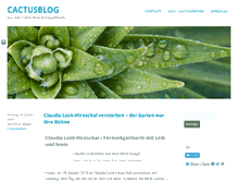 Tablet Screenshot of cactusblog.de